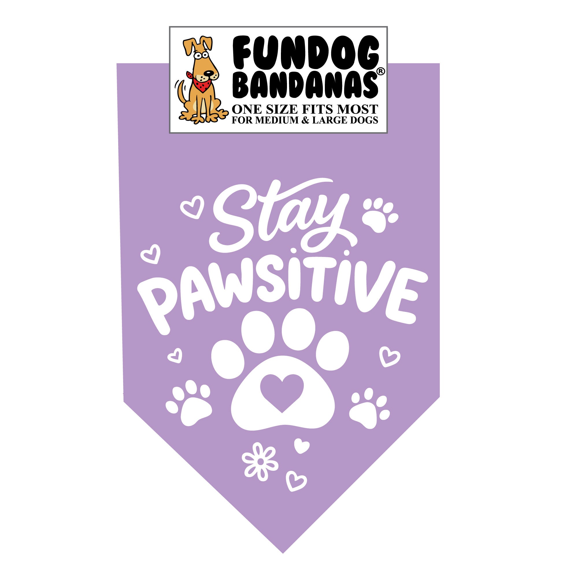 Stay Pawsitive Bandana