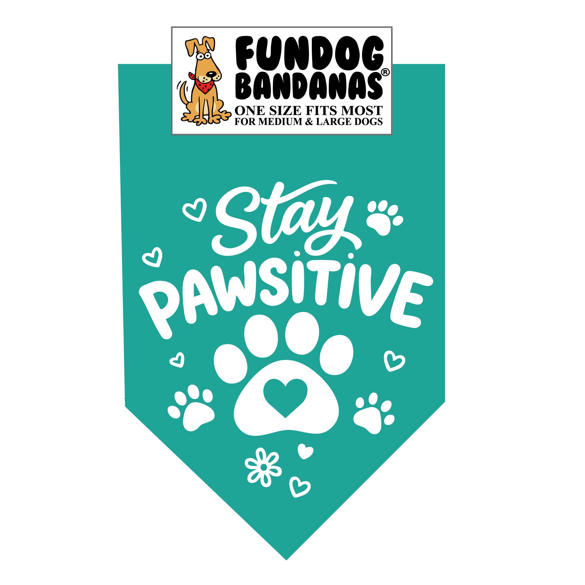 Stay Pawsitive Bandana