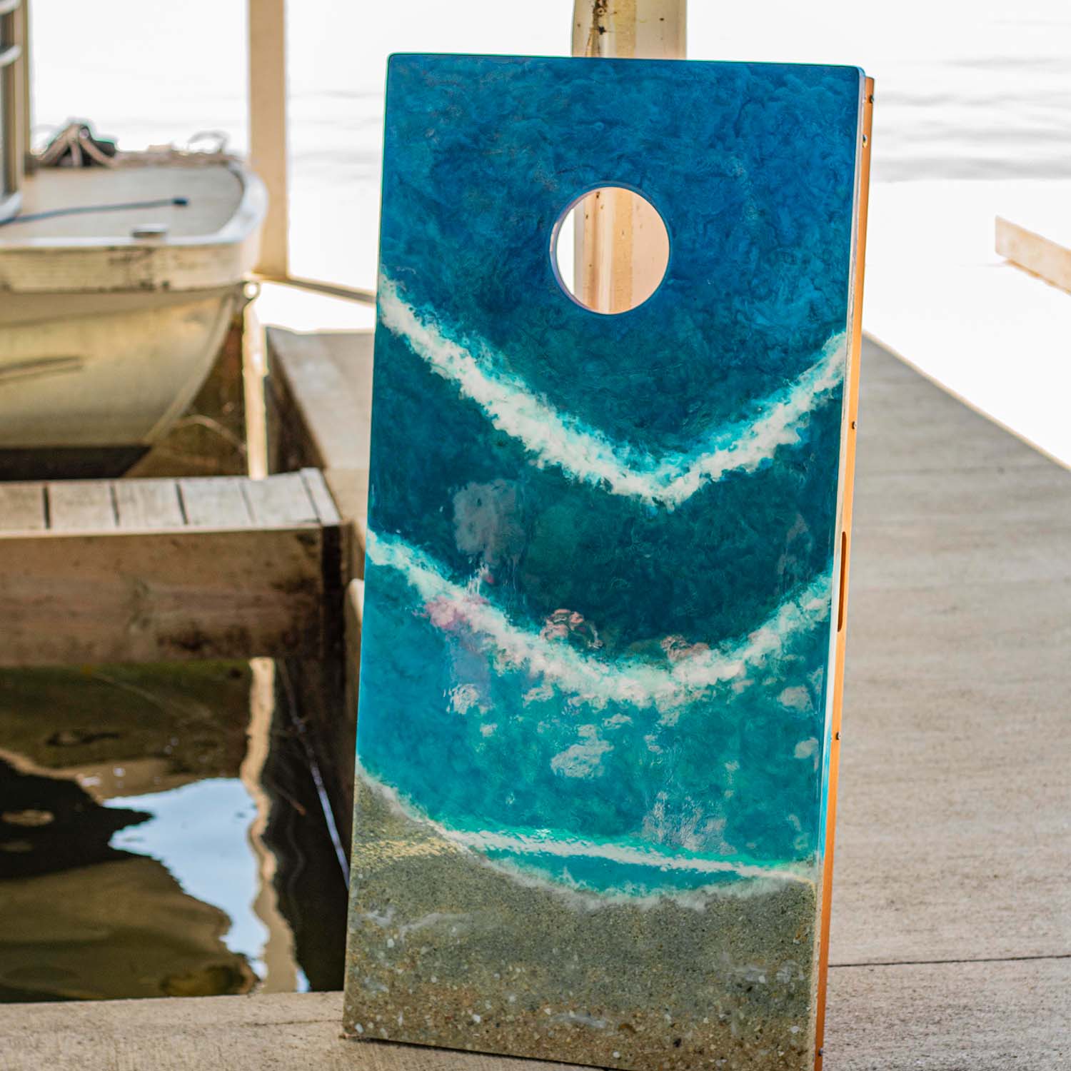 Studio Series Beach Resin 2x4 Cornhole Boards