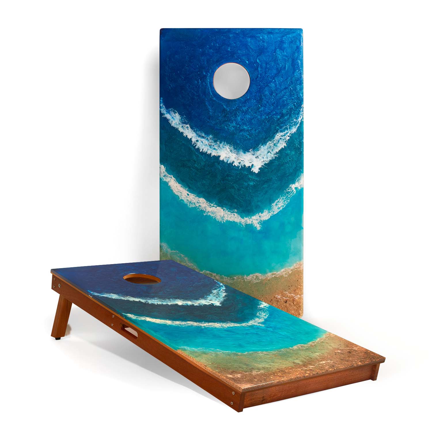 Studio Series Beach Resin 2x4 Cornhole Boards