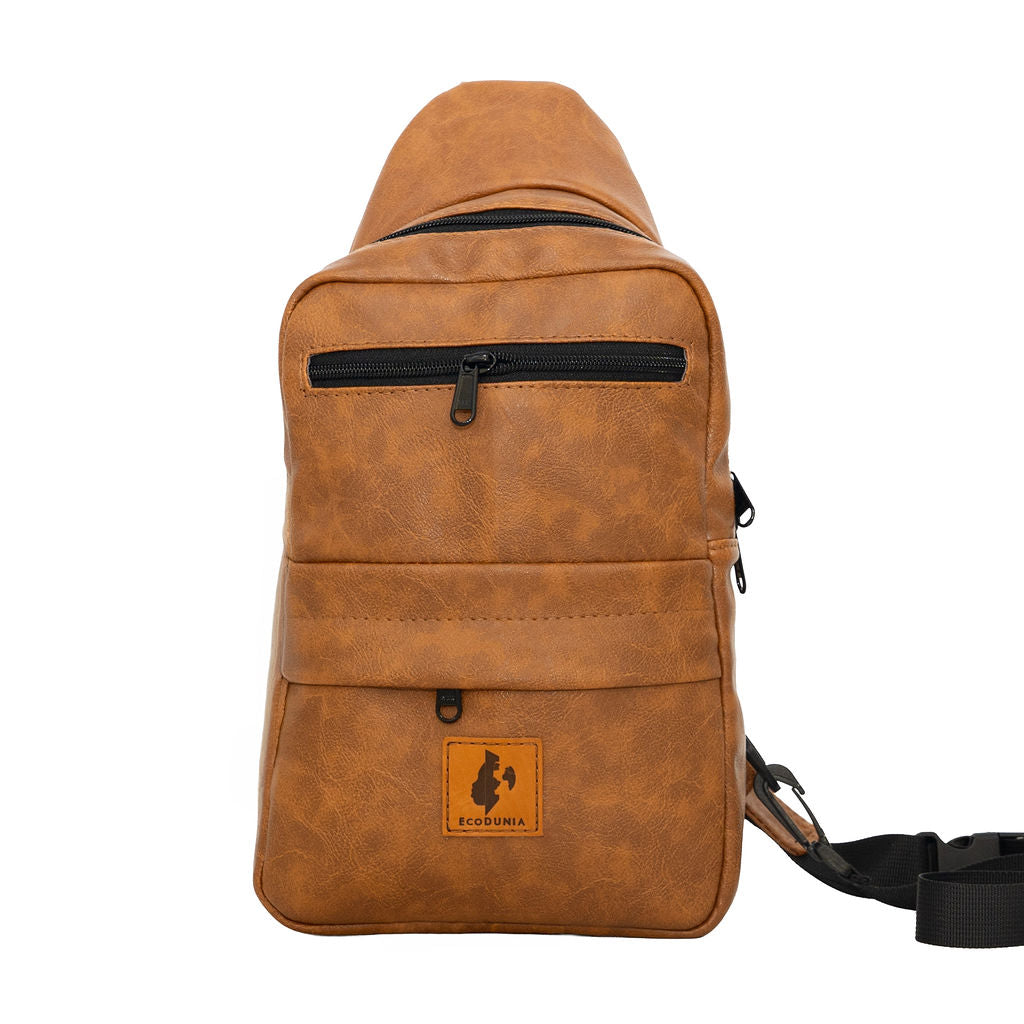 Large Vegan Leather Crossbody Sling Bag | Umoja