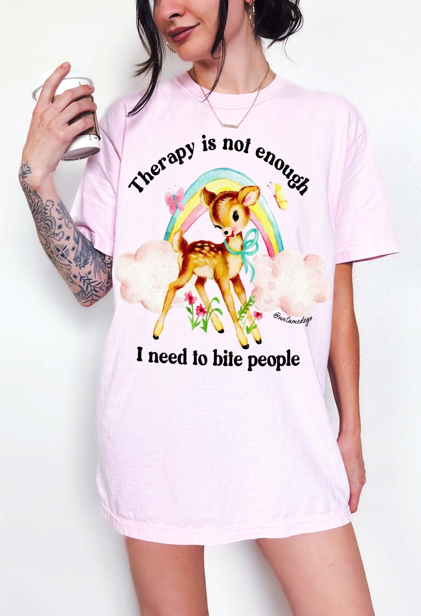 Therapy Is Not Enough I Need To Bite People Tee