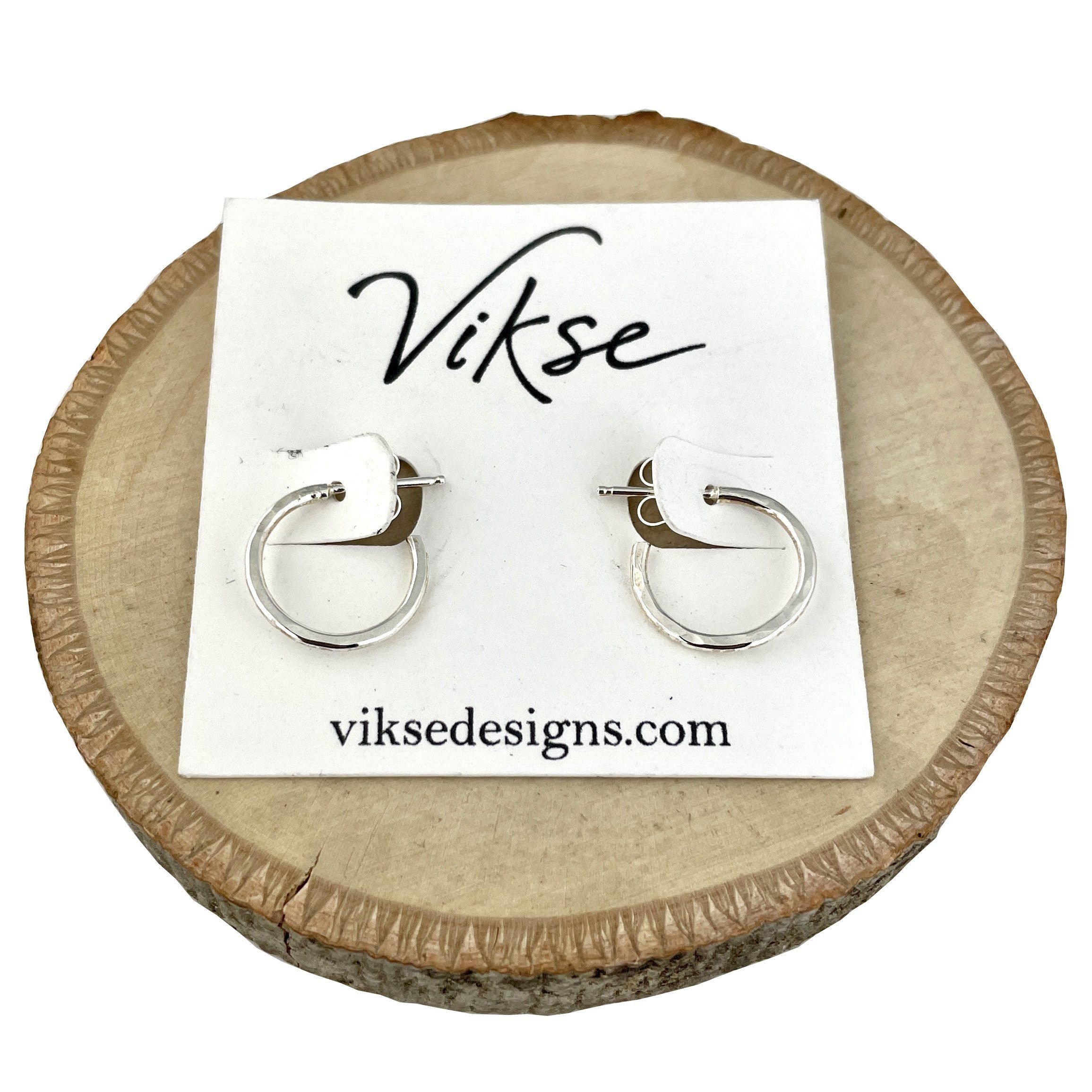 Tiny Round Hoop Earrings