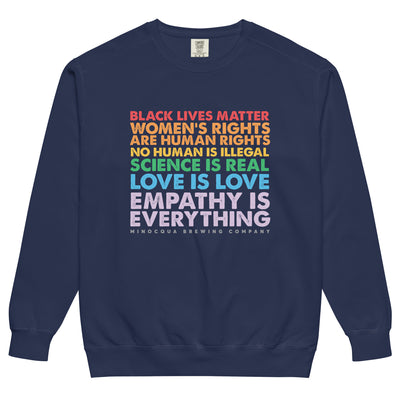 Love is Love Garment-dyed Sweatshirt