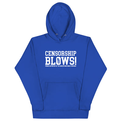 Watertown High School "Censorship Blows" Hoodie