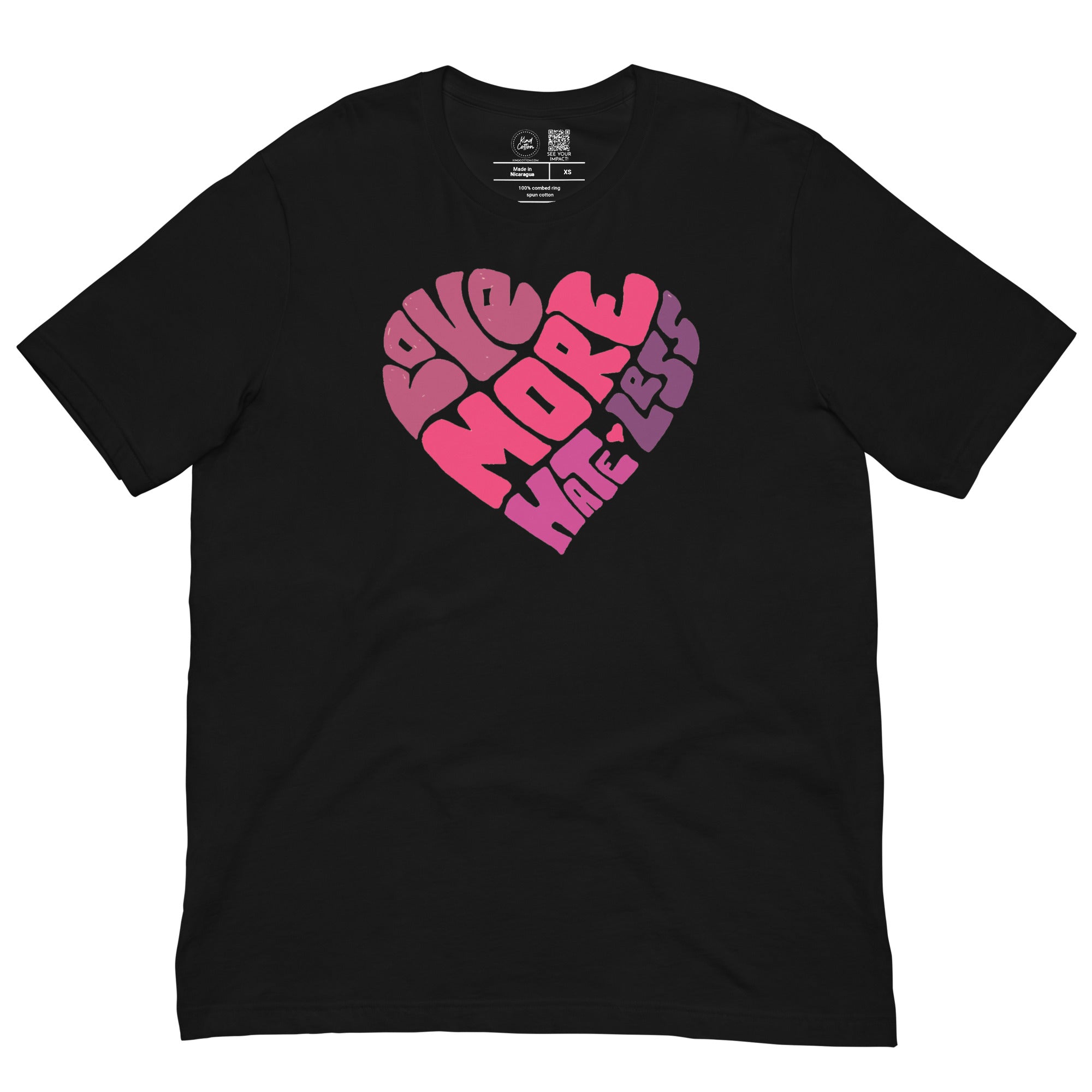 Love More Hate Less Classic Tee