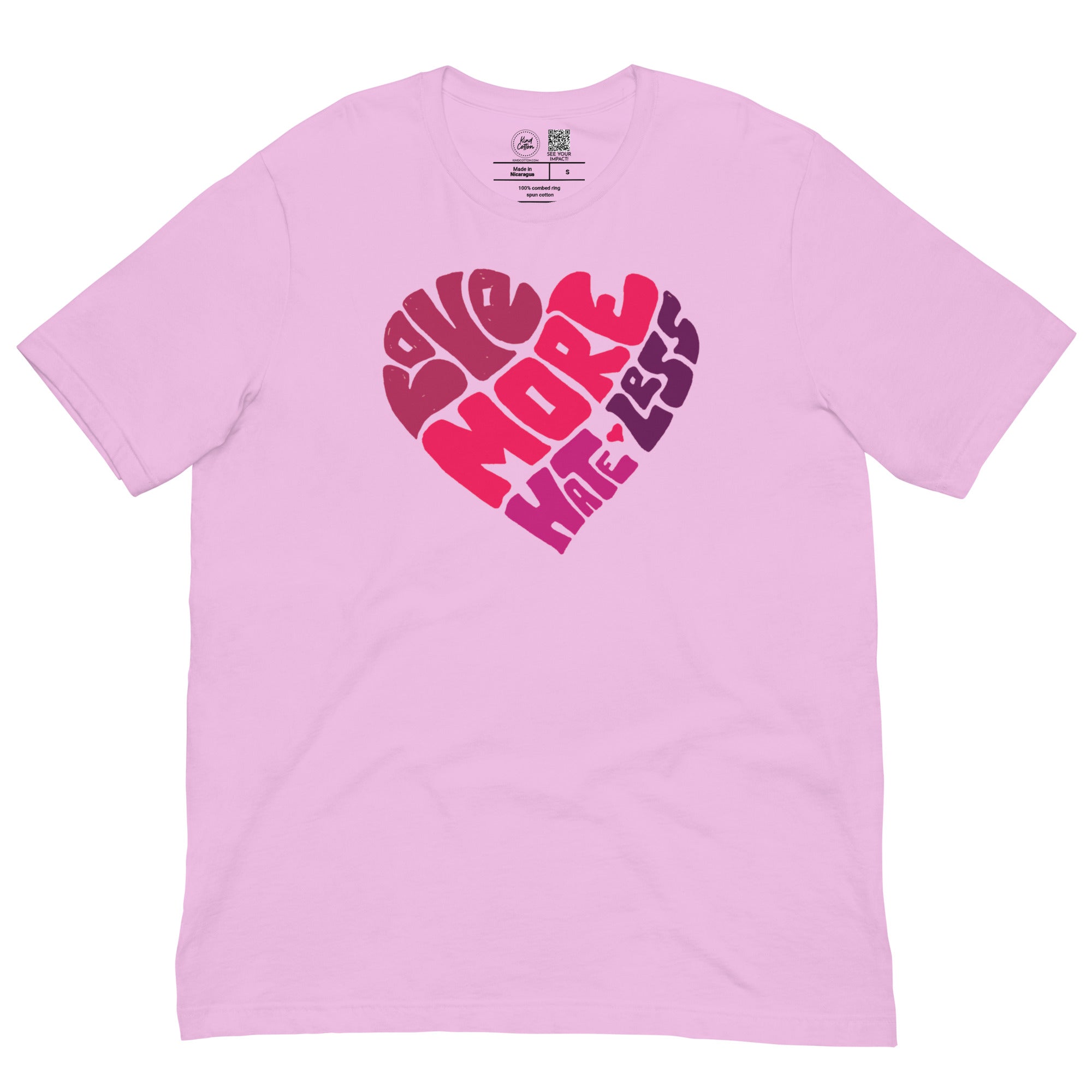 Love More Hate Less Classic Tee