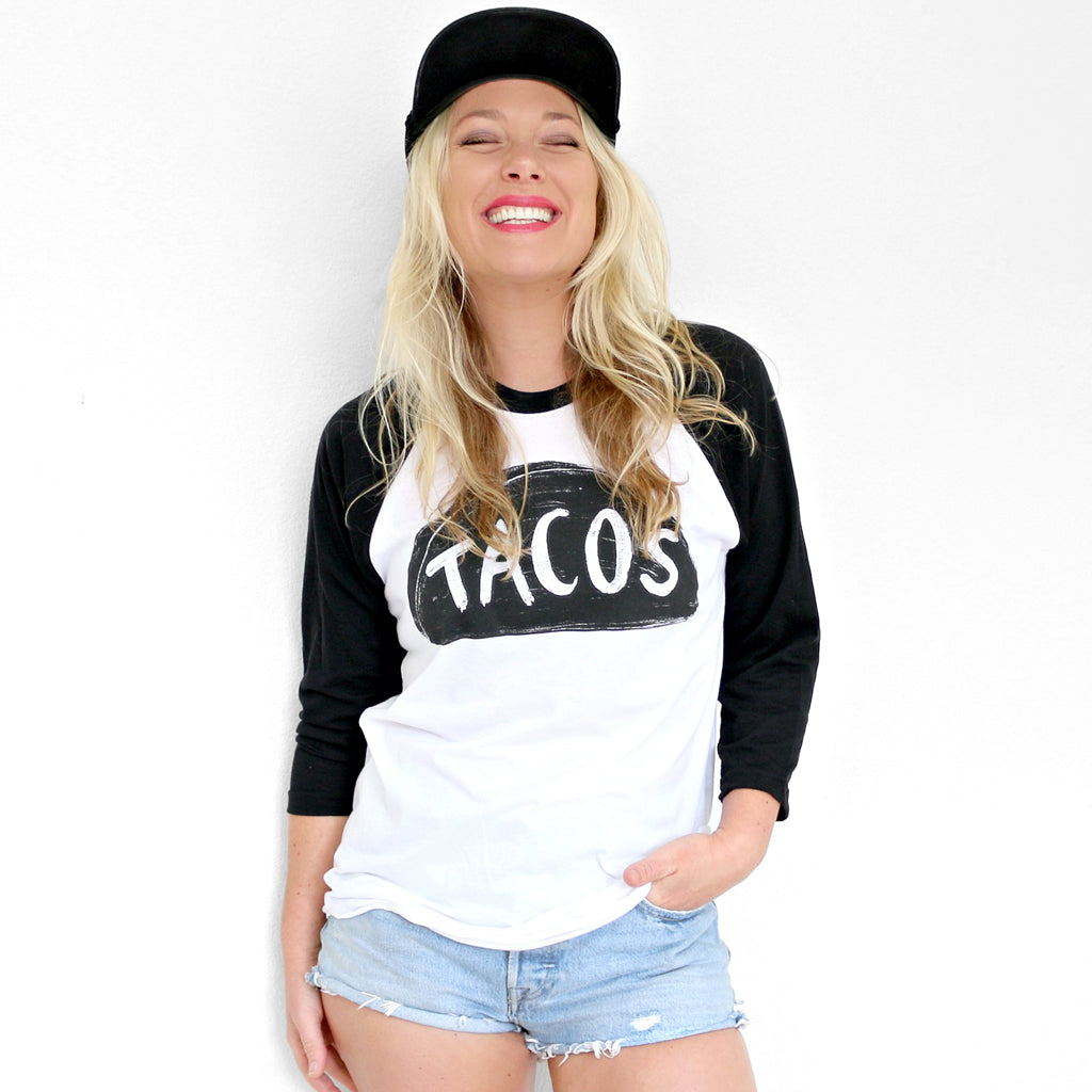 Taco Baseball Jersey Graphic T-Shirt