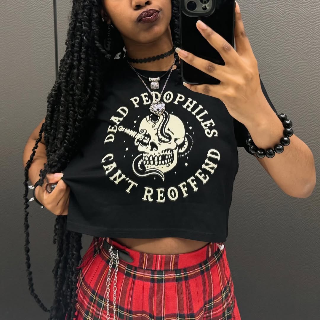 Dead Pedophiles Crop Top