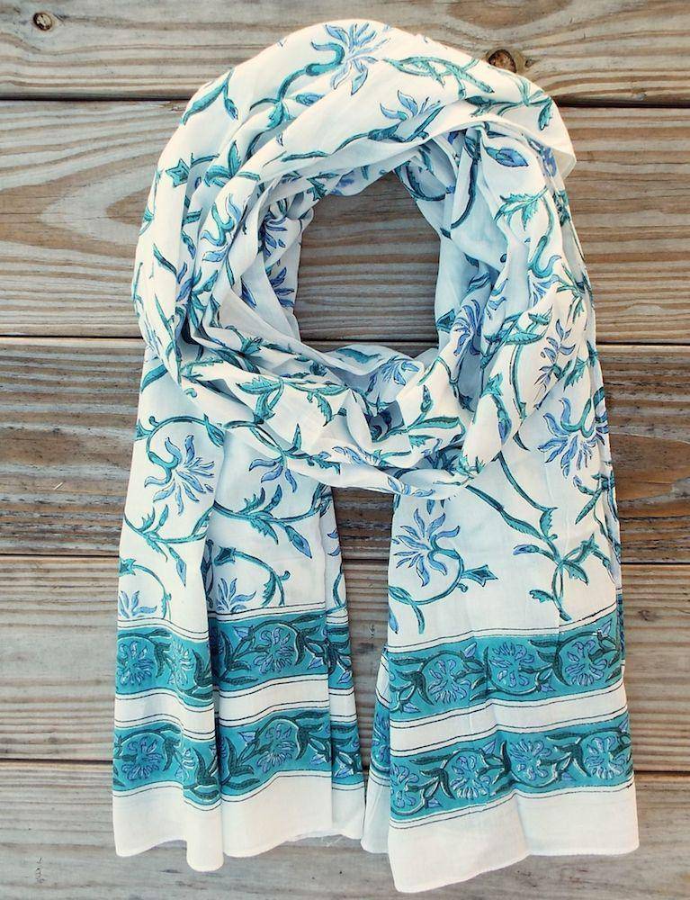 Vintage Floral Scarf
