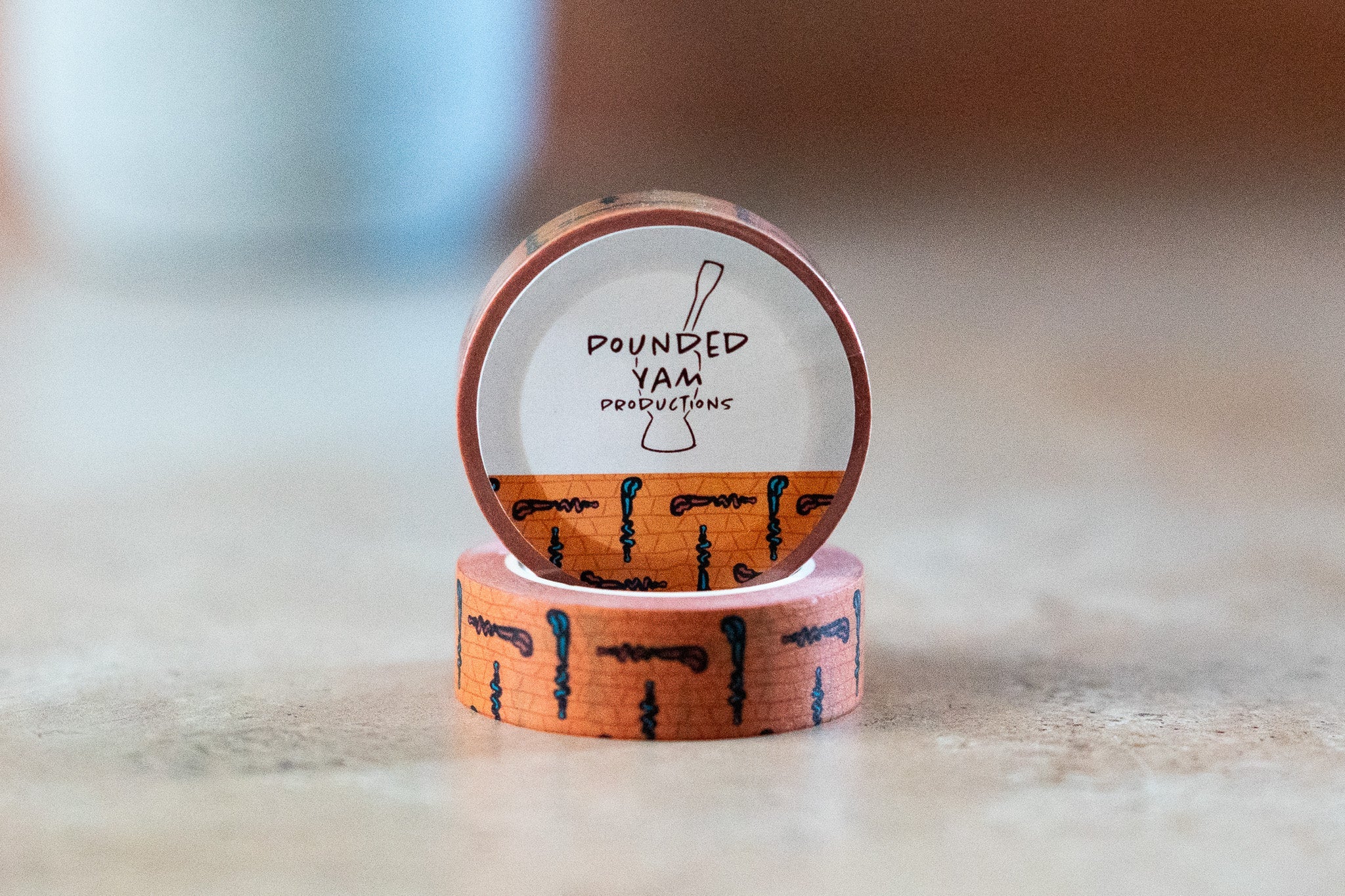 African Print Washi Tape - Walking Sticks (Ankara)