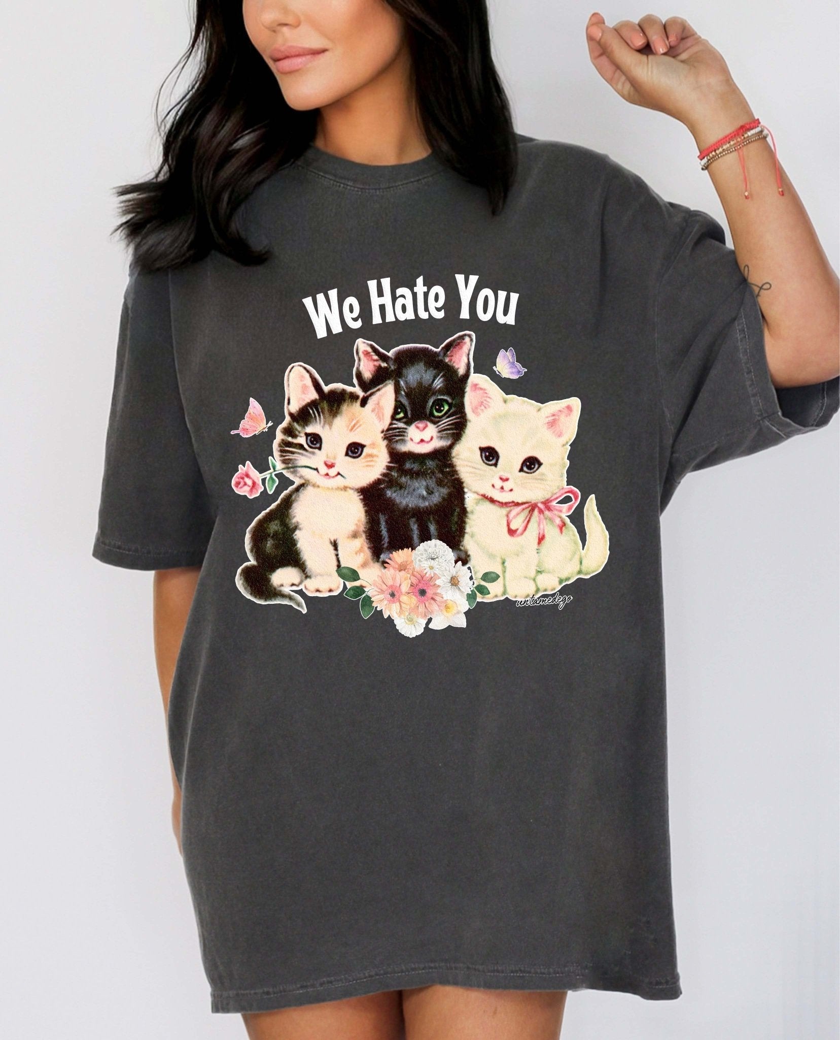 We Hate You Kitties Tee
