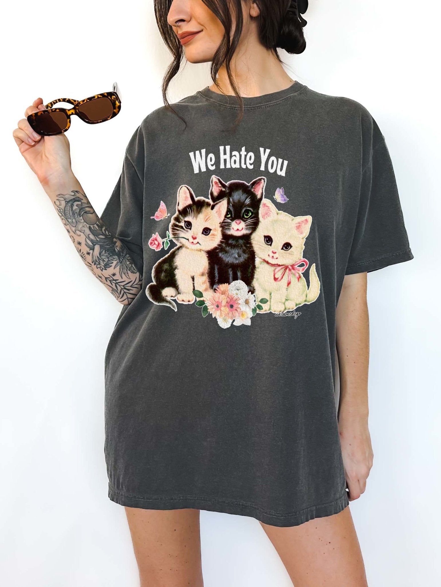 We Hate You Kitties Tee