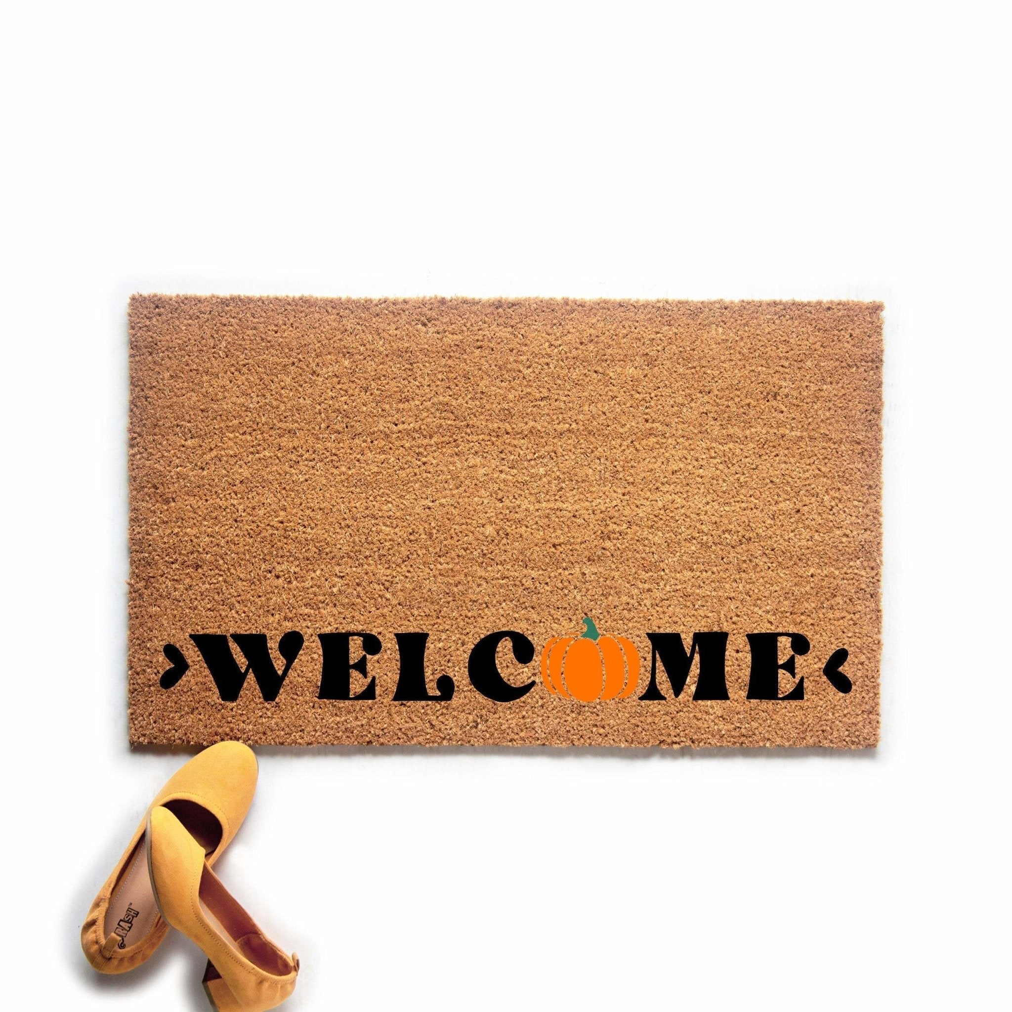 Welcome Pumpkin Doormat