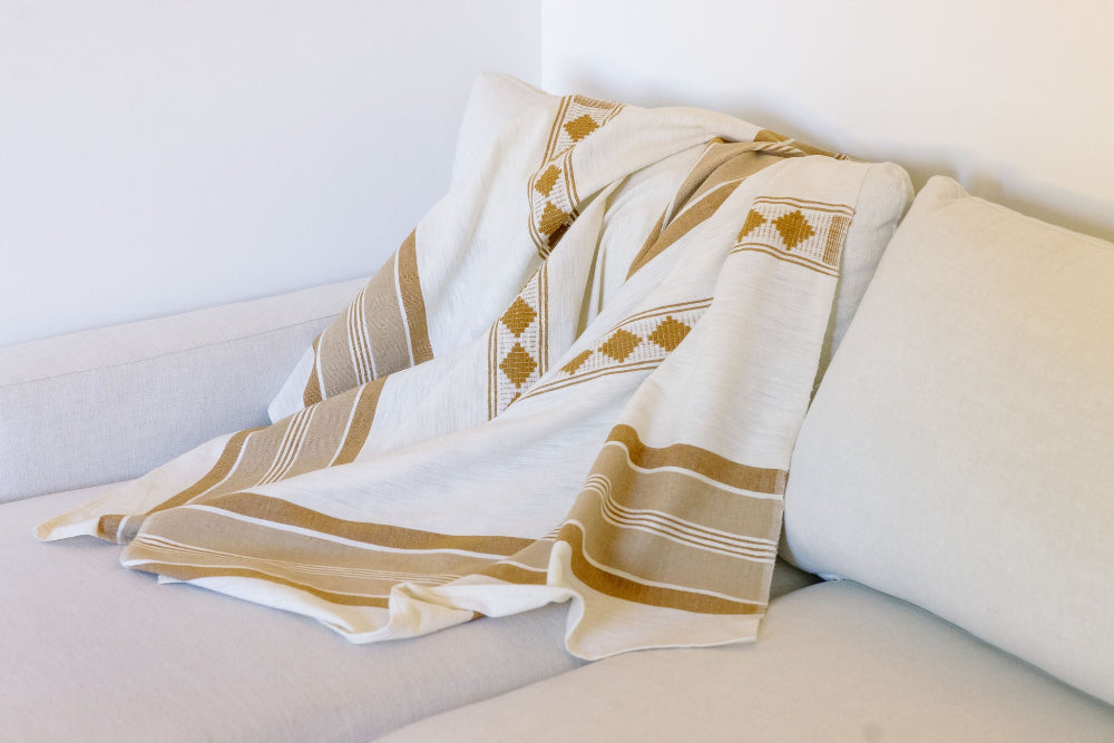 Weyra Handwoven Ethiopian Cotton Beach Towel