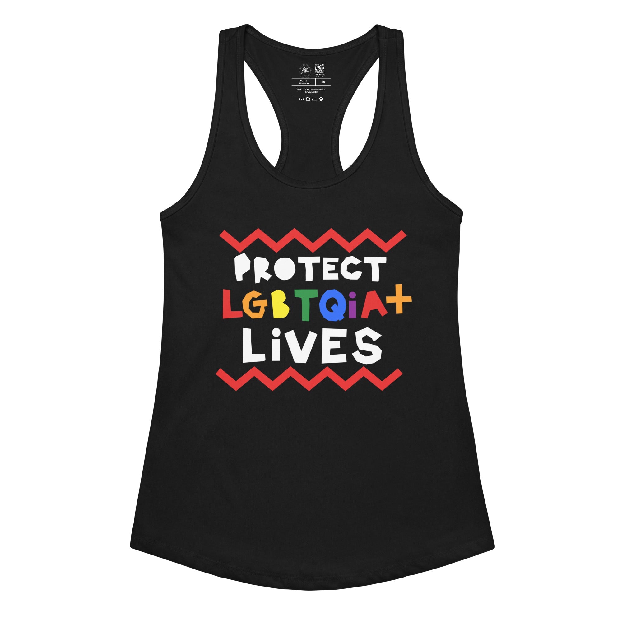 Protect LGBTQIA+ Lives Racerback