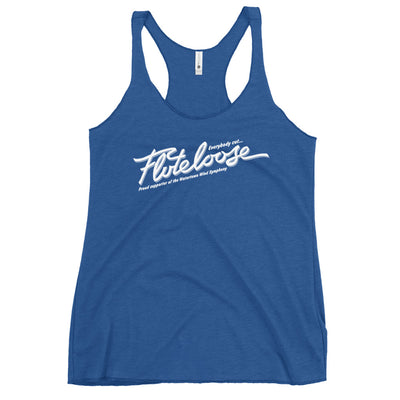 Fitted Watertown High School "Everybody Cut Fluteloose" Tank Top