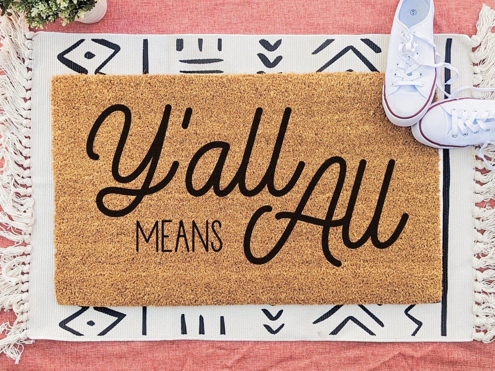 Y'all Means All Doormat