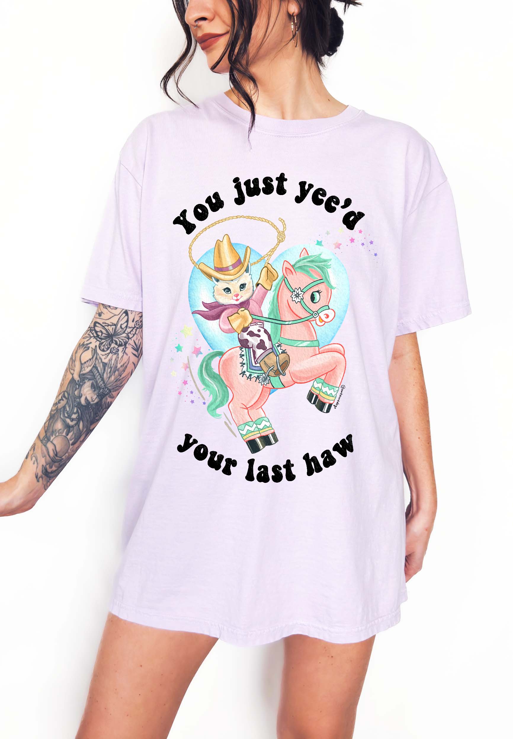 You Just Yee'd Your Last Haw Luna Cowboy Kitty Tee