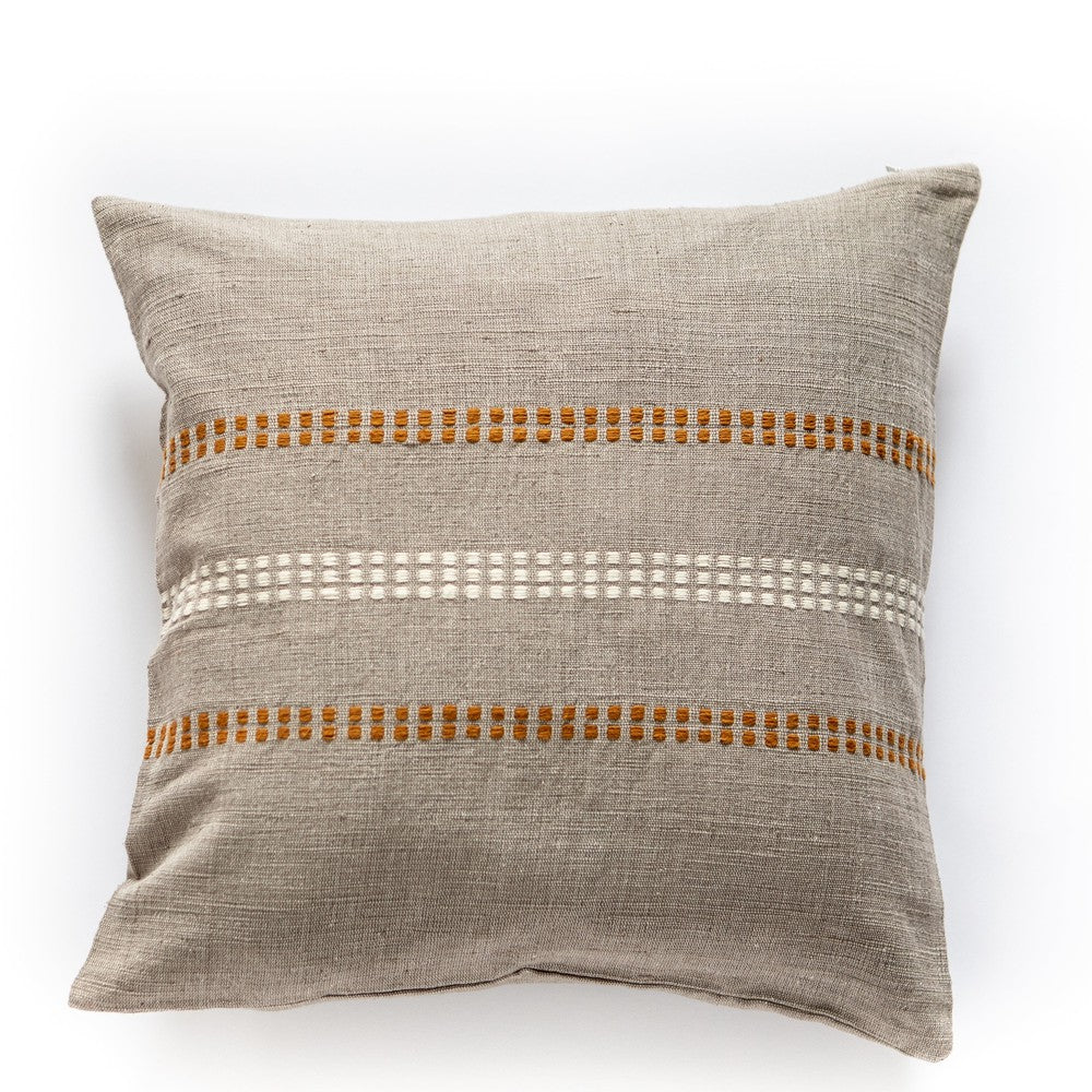 Zenach Handwoven Ethiopian Cotton Throw Pillow Cover